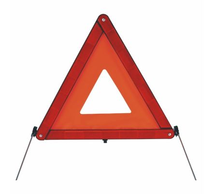 43 X 43 X 43CM Easily Assemble Outdoor Road Car Warning Reflective Triangle