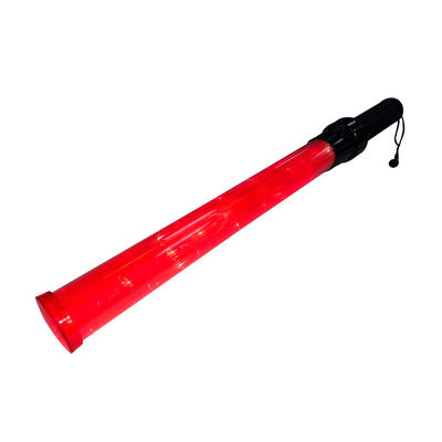 Portable Rechargeable Red Flashing Light Baton  for Traffic Roadway Safety