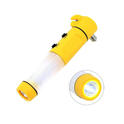 Roadside Accident 4 In 1 Led Flashlight Emergency Mini Safety Hammer for Vehicles