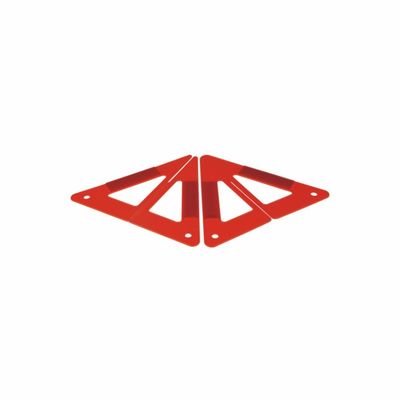 Gpps Hips/Pmma Abs Roadway Sign Safety Kit Breakdown Red Traffic Warning Triangle for Emergency