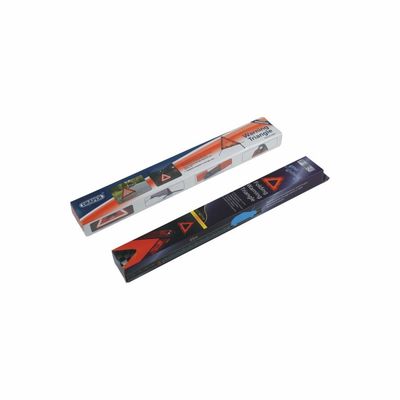 CE Certified High Visibility Red Reflective Triangle Warning for Emergency Situations