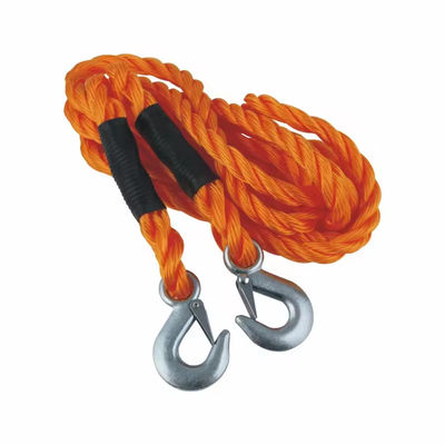 Nylon Car Towing Rope Strap with Forged Steel Hooks